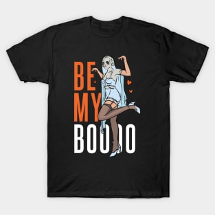 Be My Booo // Funny Halloween Ghost Girl T-Shirt